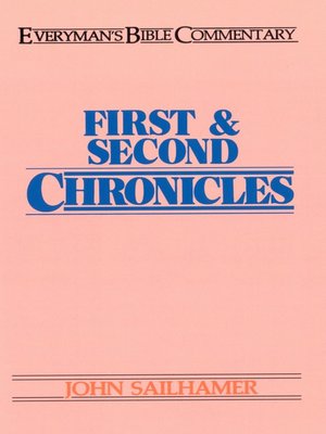 cover image of First & Second Chronicles- Everyman's Bible Commentary